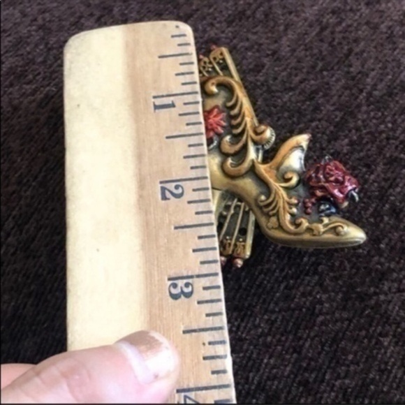 Vintage Brooch Heel, Fan - Picture 4 of 4
